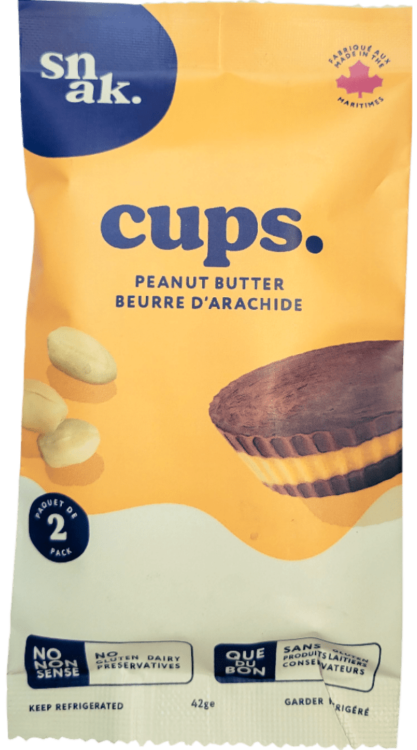Single pack of snak. peanut butter cups